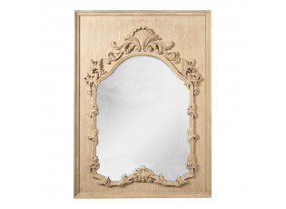 Světle hnědé nástěnné zrcadlo s ornamenty Frannie - 95*130 cm