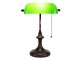Zelená bankovní lampa tiffany Bank - 26*16*38 cm E27/max 1*40W