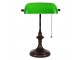 Zelená bankovní lampa tiffany Bank - 26*16*38 cm E27/max 1*40W
