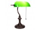 Zelená bankovní lampa tiffany Bank - 26*16*38 cm E27/max 1*40W