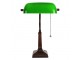 Zelená bankovní lampa tiffany Bank - 26*16*40 cm E27/max 1*40W