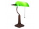 Zelená bankovní lampa tiffany Bank - 26*16*40 cm E27/max 1*40W