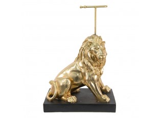 Stojan na toaletní papír se zlatým lvem Lion Gold - 41*23*58 cm
