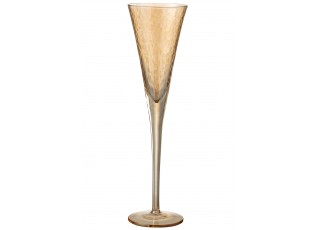 Jantarová sklenička na šampaňské Oil champagne - Ø 7*28 cm