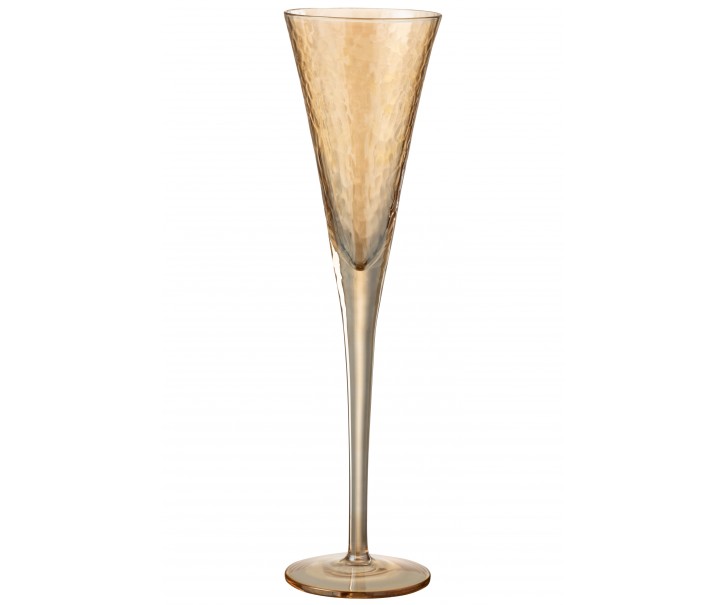 Jantarová sklenička na šampaňské Oil champagne - Ø 7*28 cm