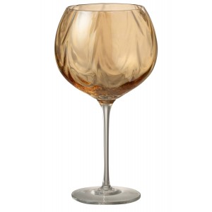 Jantarová sklenička na víno Oil wine - Ø 12*21 cm