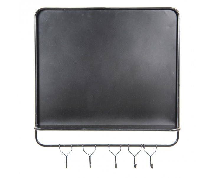 Granitová nástěnná magnetická tabule s háčky - 60*8*66 cm