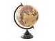 Hnědý dekorativní glóbus na podstavci Globe - 22*22*33 cm