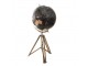 Černý dekorativní glóbus na dřevěné trojnožce Globe - 31*31*71 cm