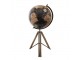 Černý dekorativní glóbus na dřevěné trojnožce Globe - 31*31*71 cm