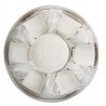 6ks bílý porcelánový šálek s podšálkem v dárkové krabičce - 220 ml