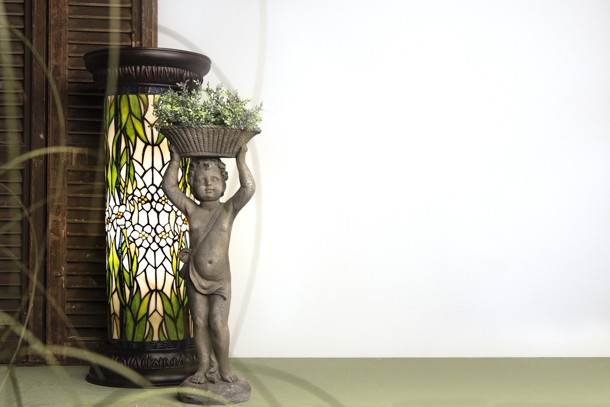 Stojací lampa Tiffany - Ø 31*78 cm 1x E27 / Max 60W