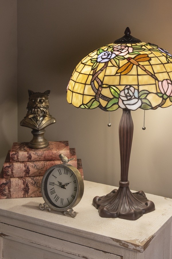 Noha ke stolní lampě Tiffany - Ø 23*62 cm / E27/60w