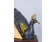 Stolní lampa Tiffany v designu páva - 32*30 cm E14/max 1*40W