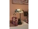 Stolní vitrážová lampa Tiffany s medvídkem - 17*15*28 cm E14/max 1*25W