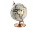 Šedý dekorativní glóbus na kovovém podstavci Globe - 22*22*30 cm