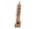 Dekorace dřevěný kohoutek na podstavci - 15*5*19 cm