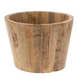 Dřevěný obal na květináč Woten - Ø 20*20 cm