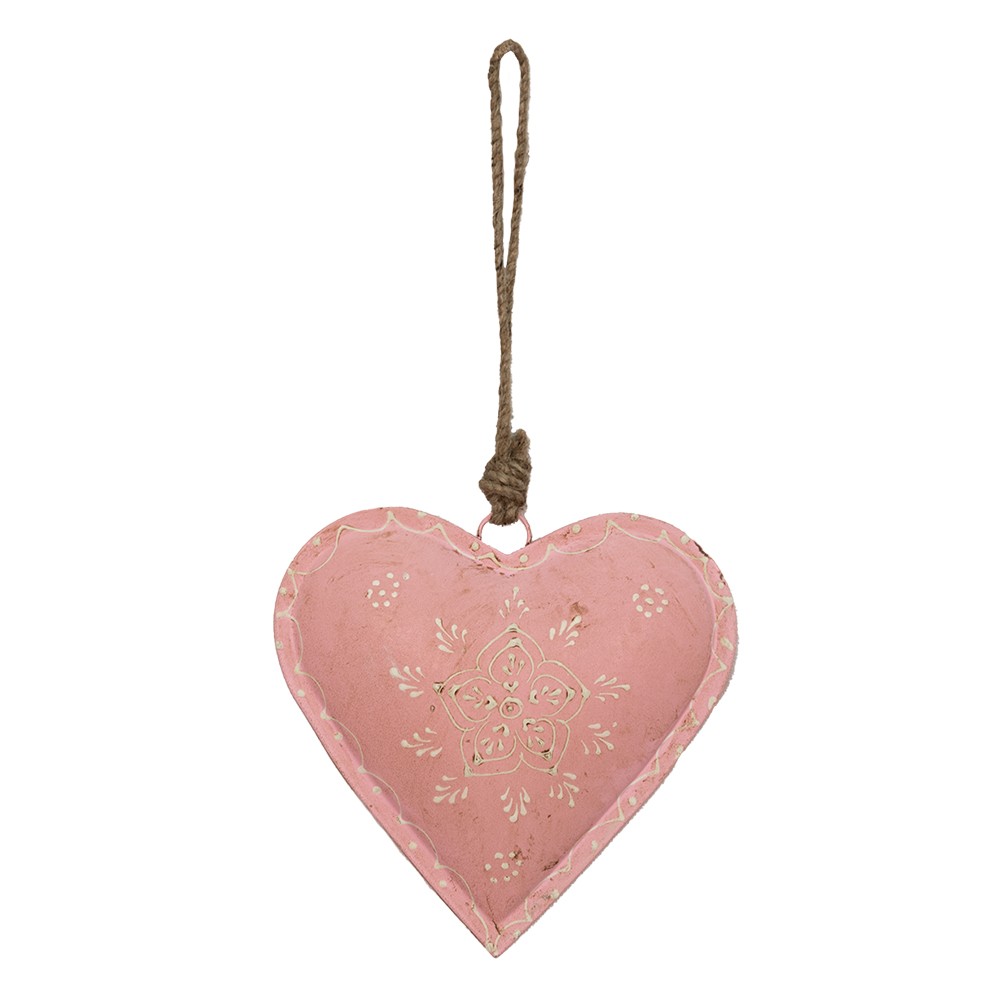 Závěsné kovové srdce se zdovením Heartic - 14*4*14 cm