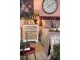 Bílo hnědý dřevěný šuplíkový retro prádelník Julie - 65*36*79 cm