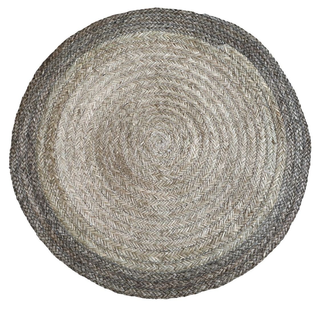 Přírodní kulatý koberec z mořské trávy Seagrass - Ø104 cm Chic Antique