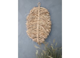 Nástěnná dekorace ve tvaru listu z mořské trávy - 50*75cm