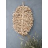 Nástěnná dekorace ve tvaru listu z mořské trávy - 50*75cm Barva: přírodníMateriál: mořská tráva