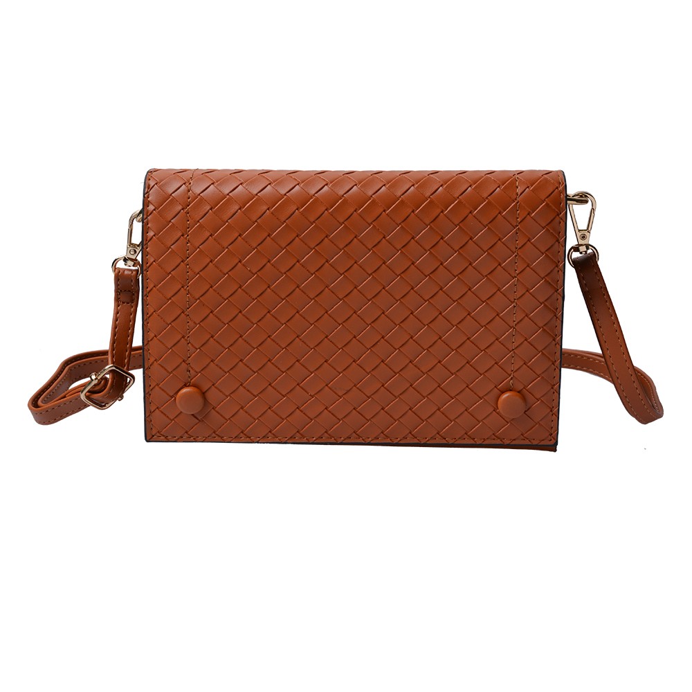 Hnědá elegantní peněženka a crossbody kabelka v jednom - 20*14 cm
