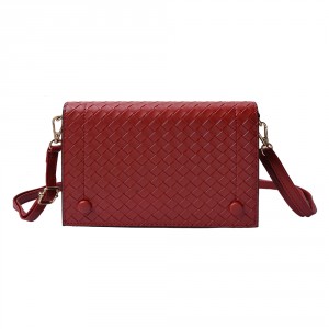 Vínová elegantní peněženka a crossbody kabelka v jednom - 20*14 cm