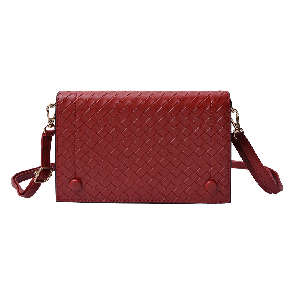 Vínová elegantní peněženka a crossbody kabelka v jednom - 20*14 cm