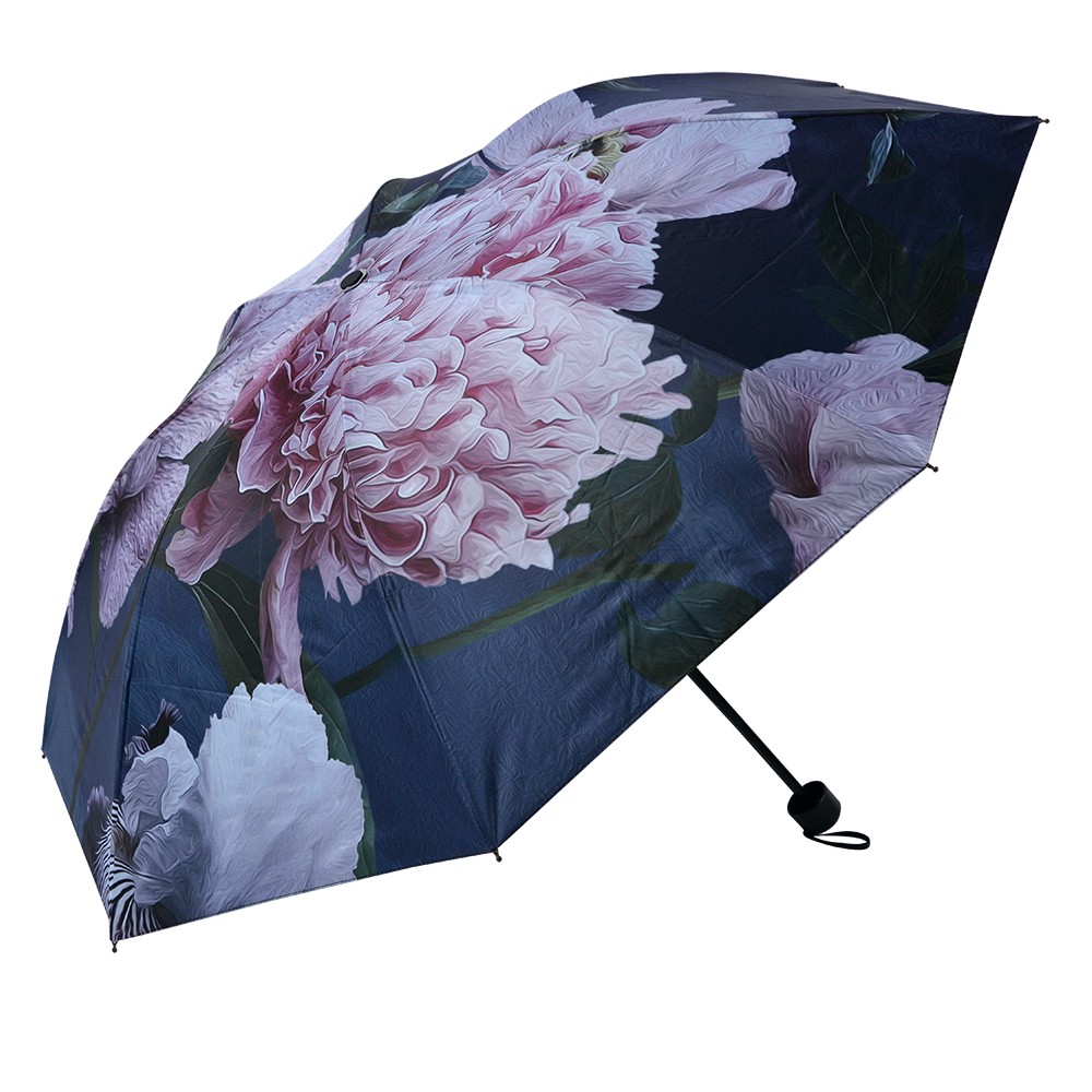 Skládací deštník do kabelky s květy II - Ø  95*110 cm Clayre & Eef