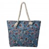 Modrá plážová taška s květy Florali - 43*3*33 cmBarva: modráMateriál: PolyesterHmotnost: 0,22 kg