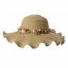 Hnědý dámský klobouk s květyBarva : hnědáMateriál: PapírHmotnost: 0,195 kg