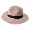 Růžový dámský sluneční klobouk se zdobnou stuhou Barva: růžováMateriál: Papírová slámaHmotnost: 0,189 kg