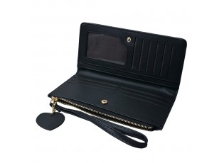 Černá peněženka Jolla - 19*11 cm