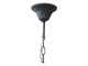 Šedý vintage ručně vyrobený lustr s kamínky Chandelié -22*40 cm/E14/ 60W