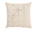 Bílo-zlatý polštář se vzorem Pattern - 45*13*45 cm