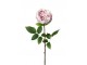 Dekorace umělá růžová růže Rose Lora - 71 cm
