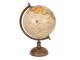 Béžový dekorativní glóbus na dřevěném podstavci Globe - 22*22*37 cm