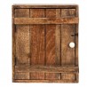 Hnědá dřevěná skříňka na klíče - 24*8*30 cm Barva: hnědáMateriál: dřevoHmotnost: 1,68 kg