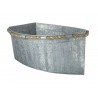 Plechový obal na květináč ve tvaru lodi Boat Planter - Ø 28*40*56cm