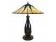 Stolní lampa Tiffany s béžovým stínidlem Paonne - Ø 48*60 cm E27/max 2*60W