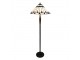 Stojací lampa Tiffany Bria Brown - Ø 50*157 cm E27/max 2*60W