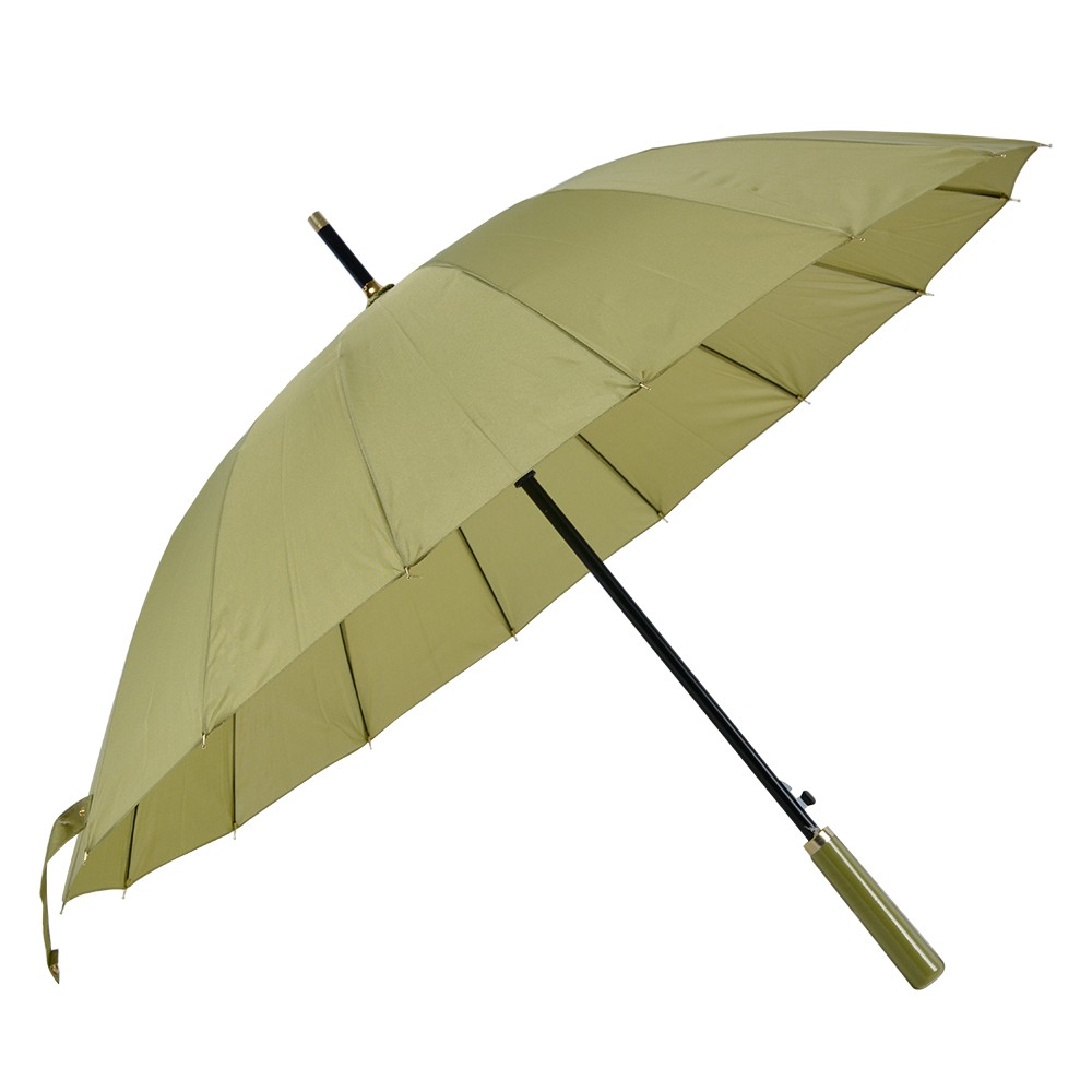 Zelený deštník pro dospělé - Ø100*80cm Clayre & Eef