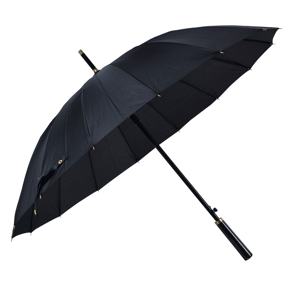 Černý deštník pro dospělé - Ø 100*80 cm Clayre & Eef