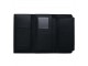 Černá peněženka s gobelínovým květovaným vzorem Gobe - 19*10 cm