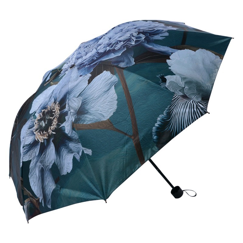 Skládací deštník do kabelky s květy III - Ø 95*110 cm Clayre & Eef