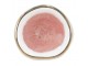 Bílo-růžová antik úchytka se zlatým okrajem a popraskáním Azue - 4*4*7 cm