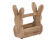 Dřevěná bedýnka s králíčky a madlem na přenášení - 16*10*20 cm