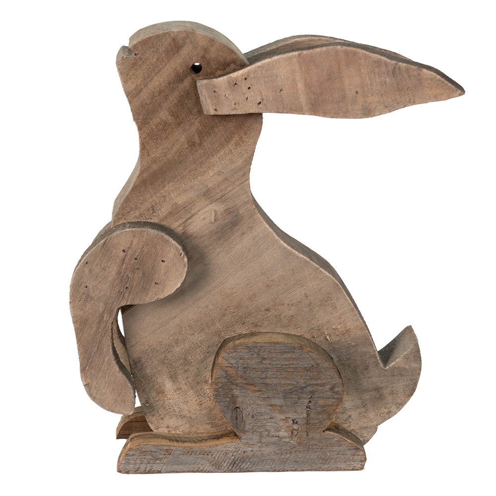 Dekorace Socha Králík Hnědý 23*11*33 cm - 28*11*33 cm